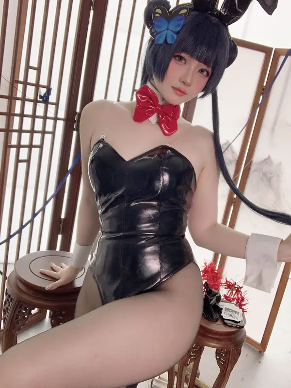 屿鱼 – No.041 蔚蓝档案 龙华妃咲 兔女郎 19