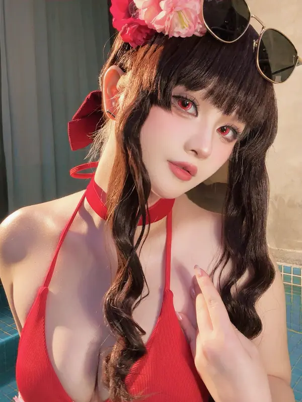 屿鱼 – No.052 樱花泳装 8